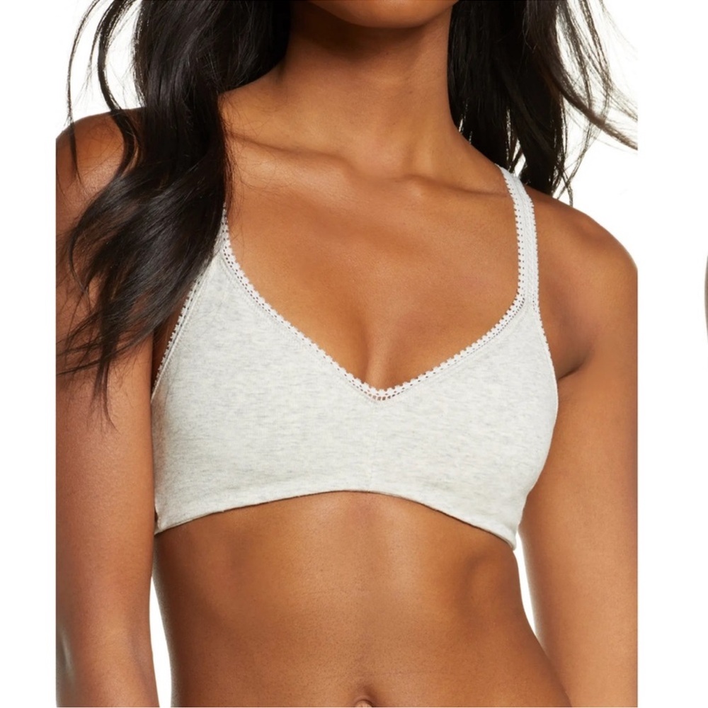 ON GOSSAMER Stretch Cotton Bralette